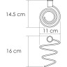 Держатель фена WASSERKRAFT K-1080POLISHED GOLD K-1080PG